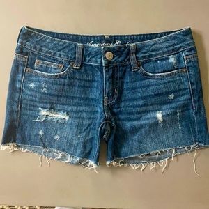 American Eagle Dark Wash Jean Shorts. Size 2.